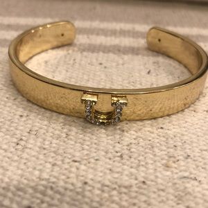 C. wonder gold cuff bracelet